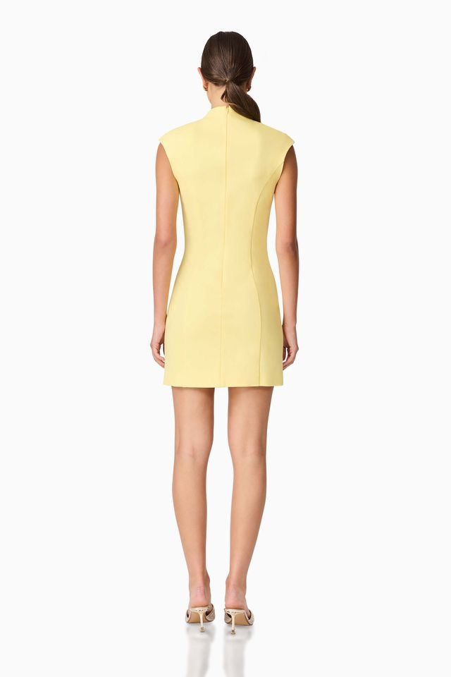 Elliatt Evee Mini Dress - Lemon