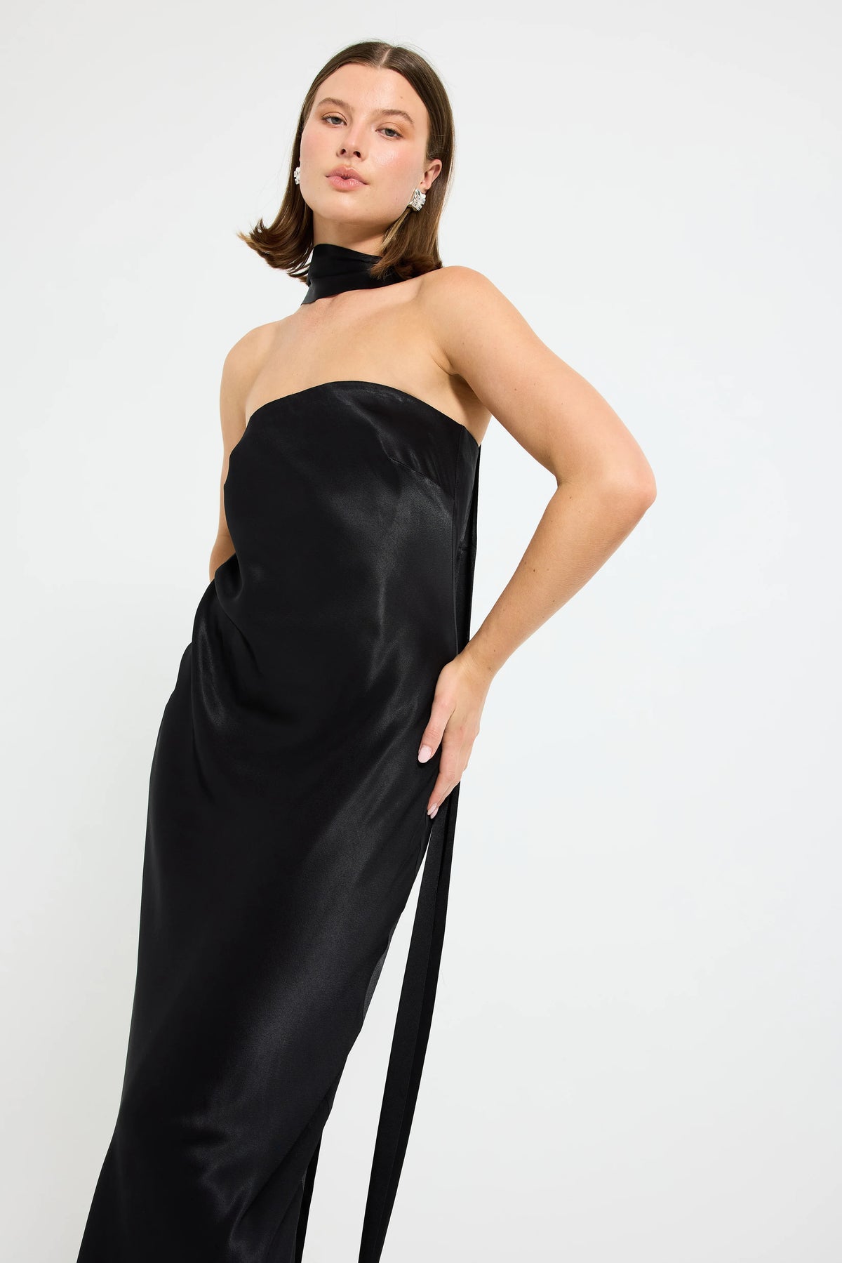 Pasduchas Quinn Strapless Maxi - Black