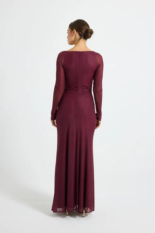Pasduchas Dahlia Maxi Dress - Dark Cherry