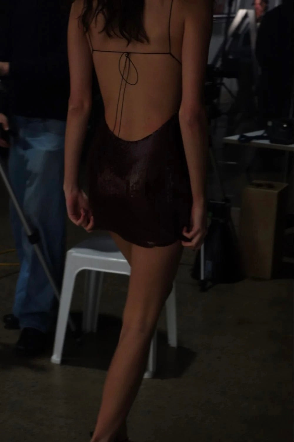 Bec & Bridge Celestia Mini Dress - Plum