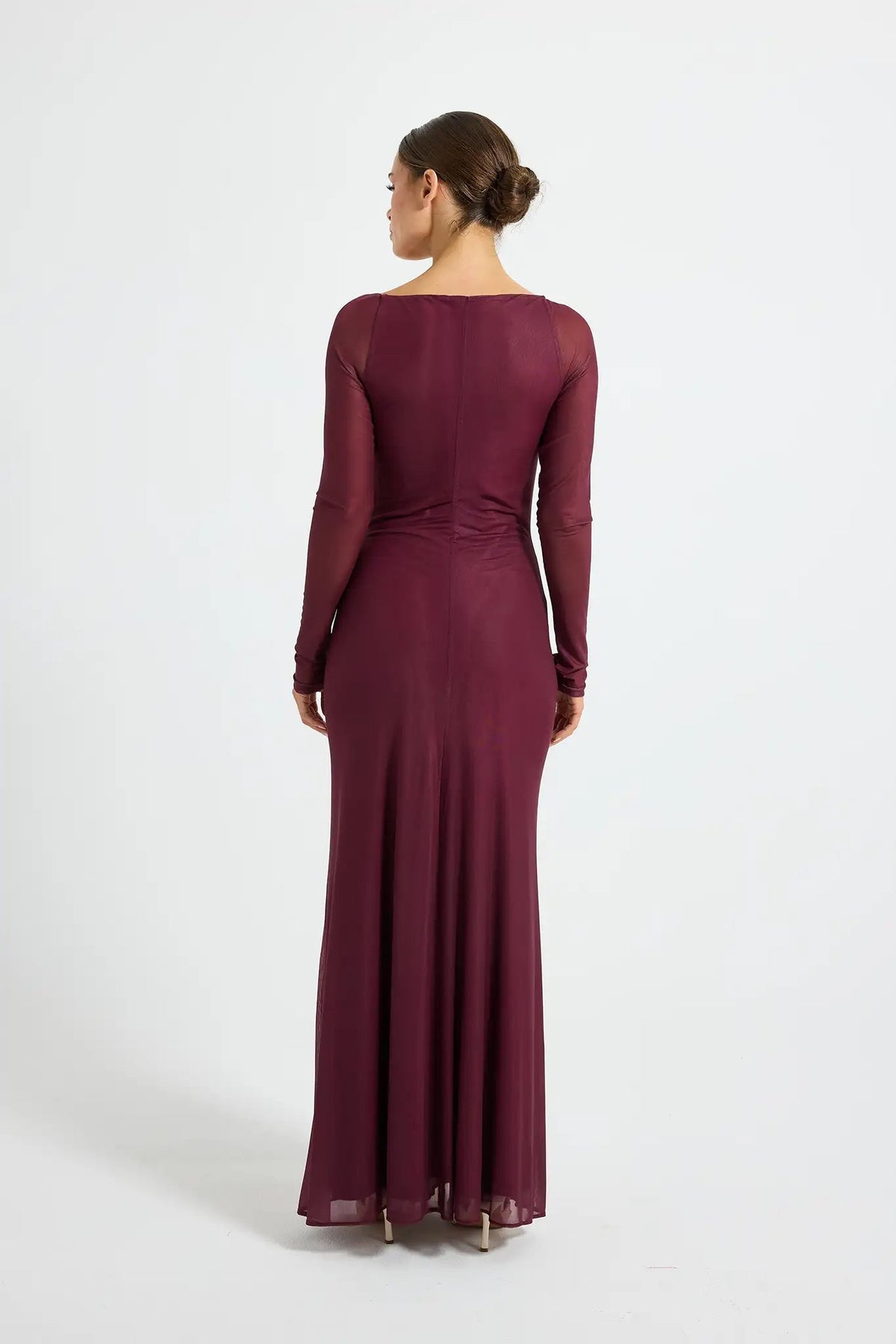 Pasduchas Dahlia Maxi Dress - Dark Cherry