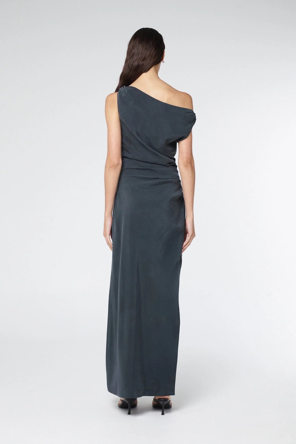 Third Form Athena Off Shoulder Maxi Dress - Ink