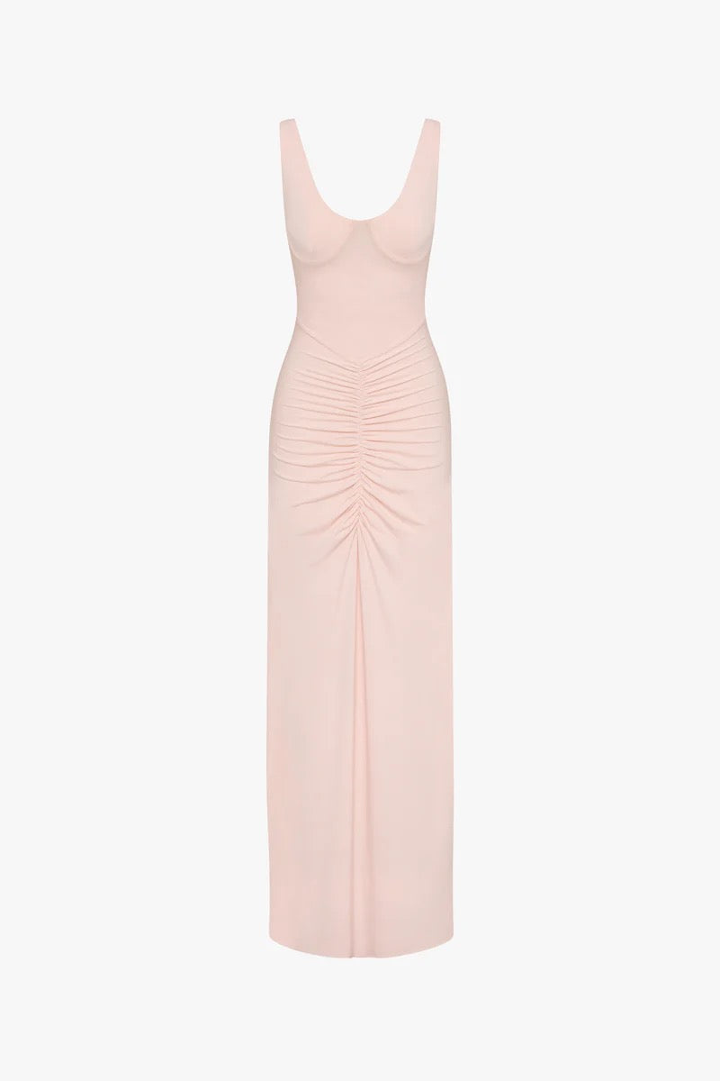 Misha Gisele Jersey Dress - Dusty Pink