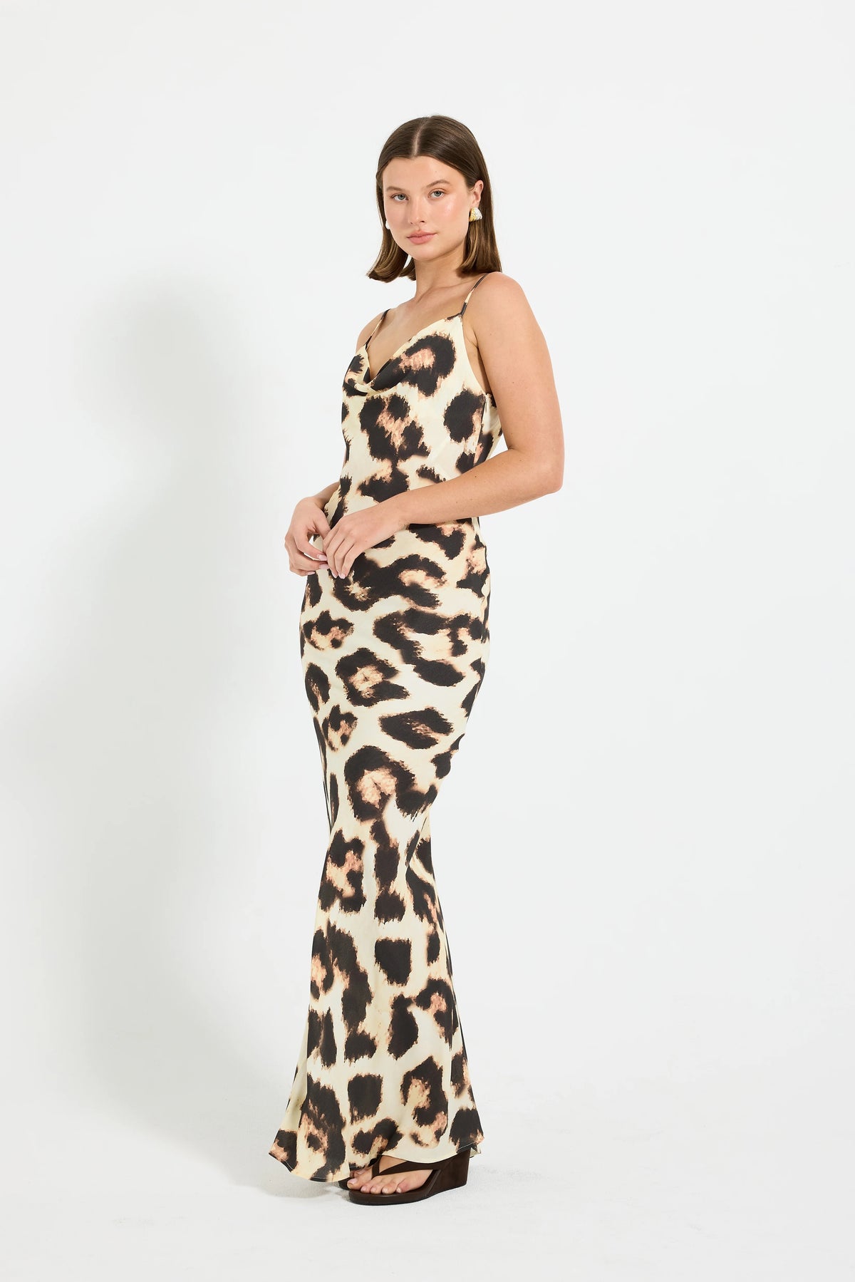 Pasduchas Alba Cowl Maxi - Leopard