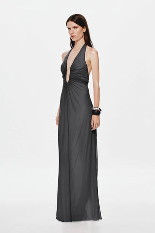 Misha Chroma Two Tone Dress - Grey
