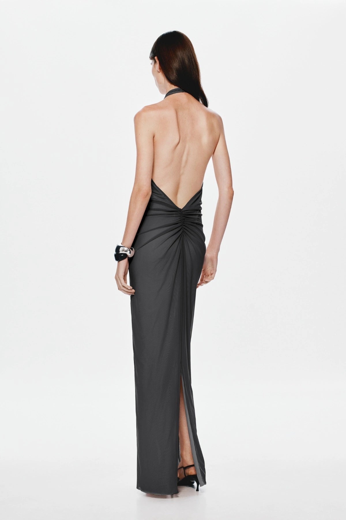 Misha Chroma Two Tone Dress - Grey