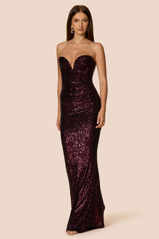 Nookie Dante Maxi Dress - Boysenberry