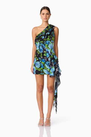 Elliatt Briony Mini Dress - Black Multi