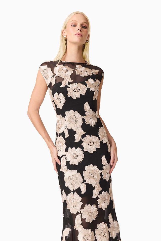 Elliatt Margaux Gown - Black Gold