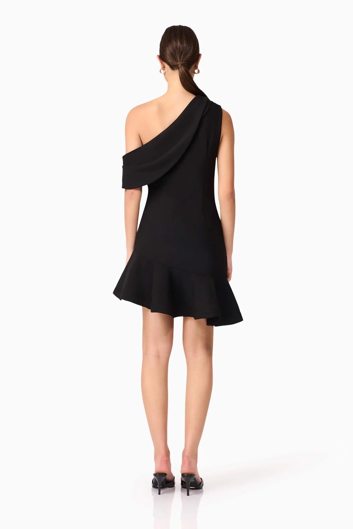 Elliatt Ava Asymmetrical Dress - Black