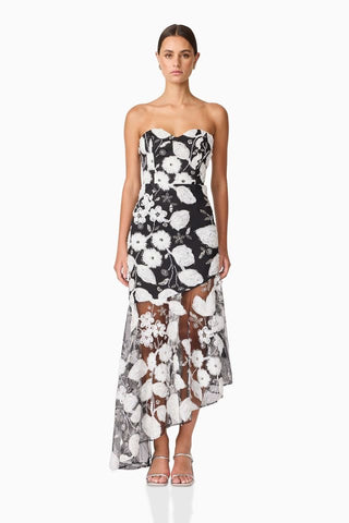 Elliatt Carol Gown - Black and White