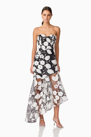Elliatt Carol Gown - Black and White