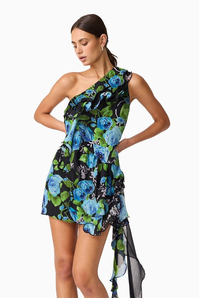 Elliatt Briony Mini Dress - Black Multi