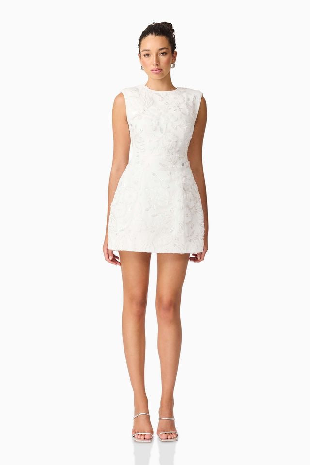 Elliatt Carol Tulip Mini Dress - White