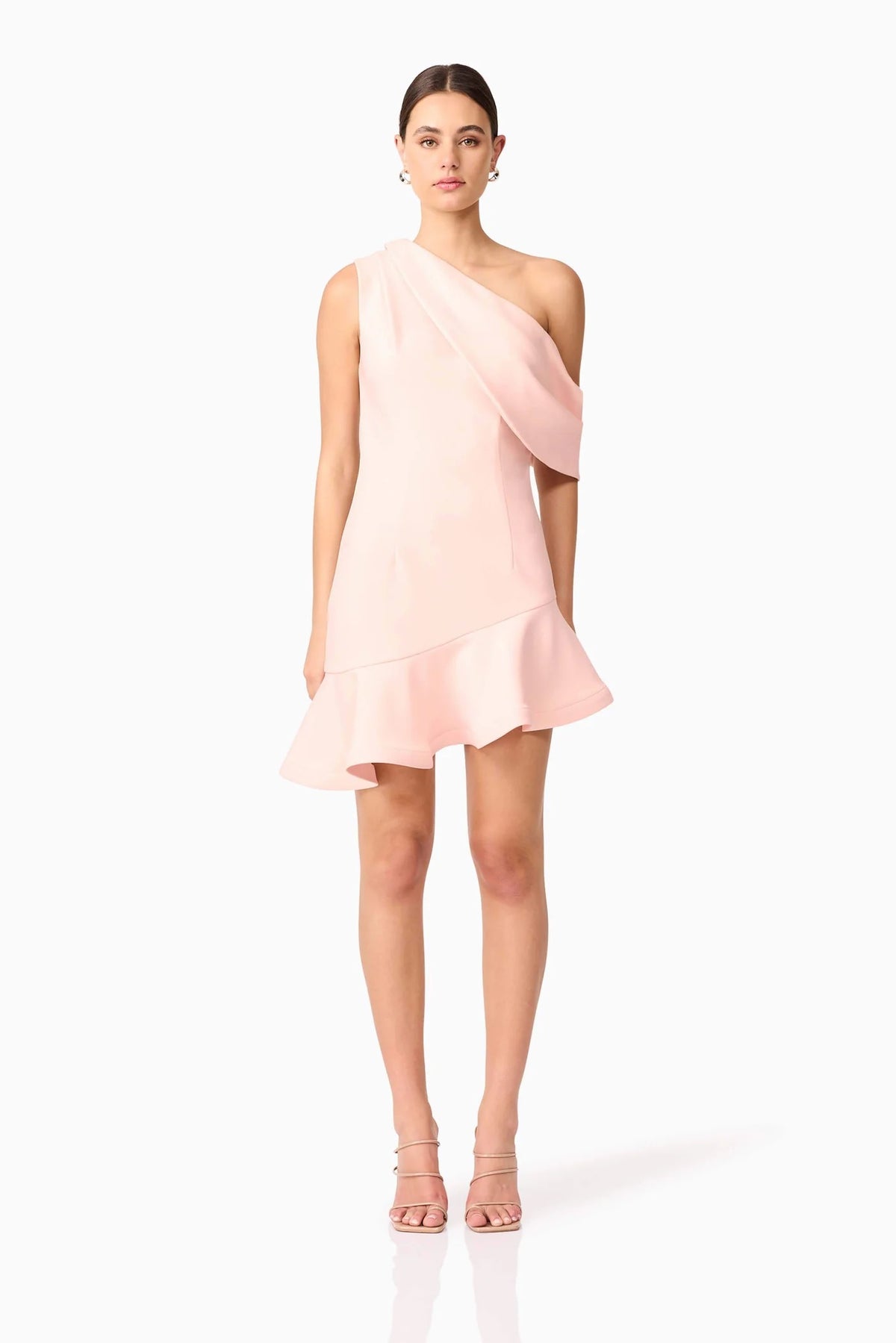 Elliatt Ava Asymmetrical Dress - Soft Pink