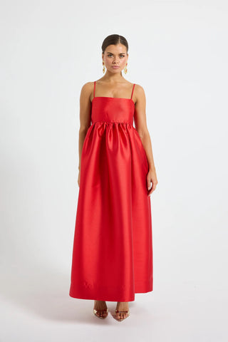 Pasduchas Pippa Flared Midi Dress - Poppy