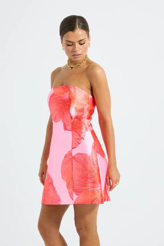 Pasduchas Kalani Mini Dress - Raspberry