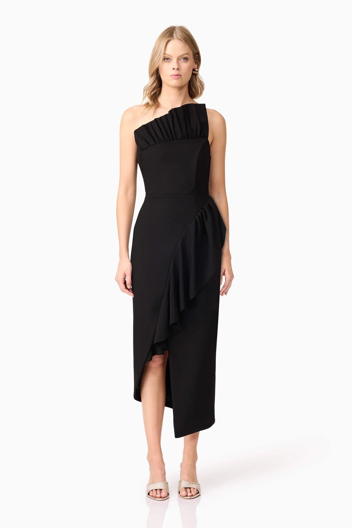 Elliatt Ava Midi Dress - Black