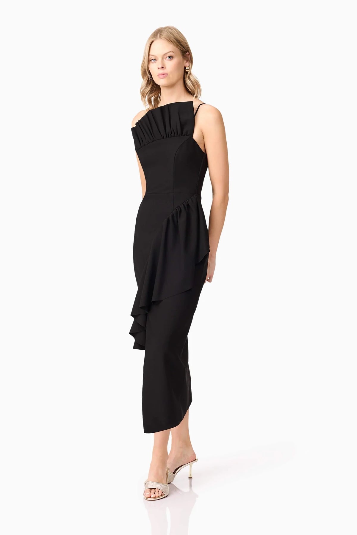 Elliatt Ava Midi Dress - Black