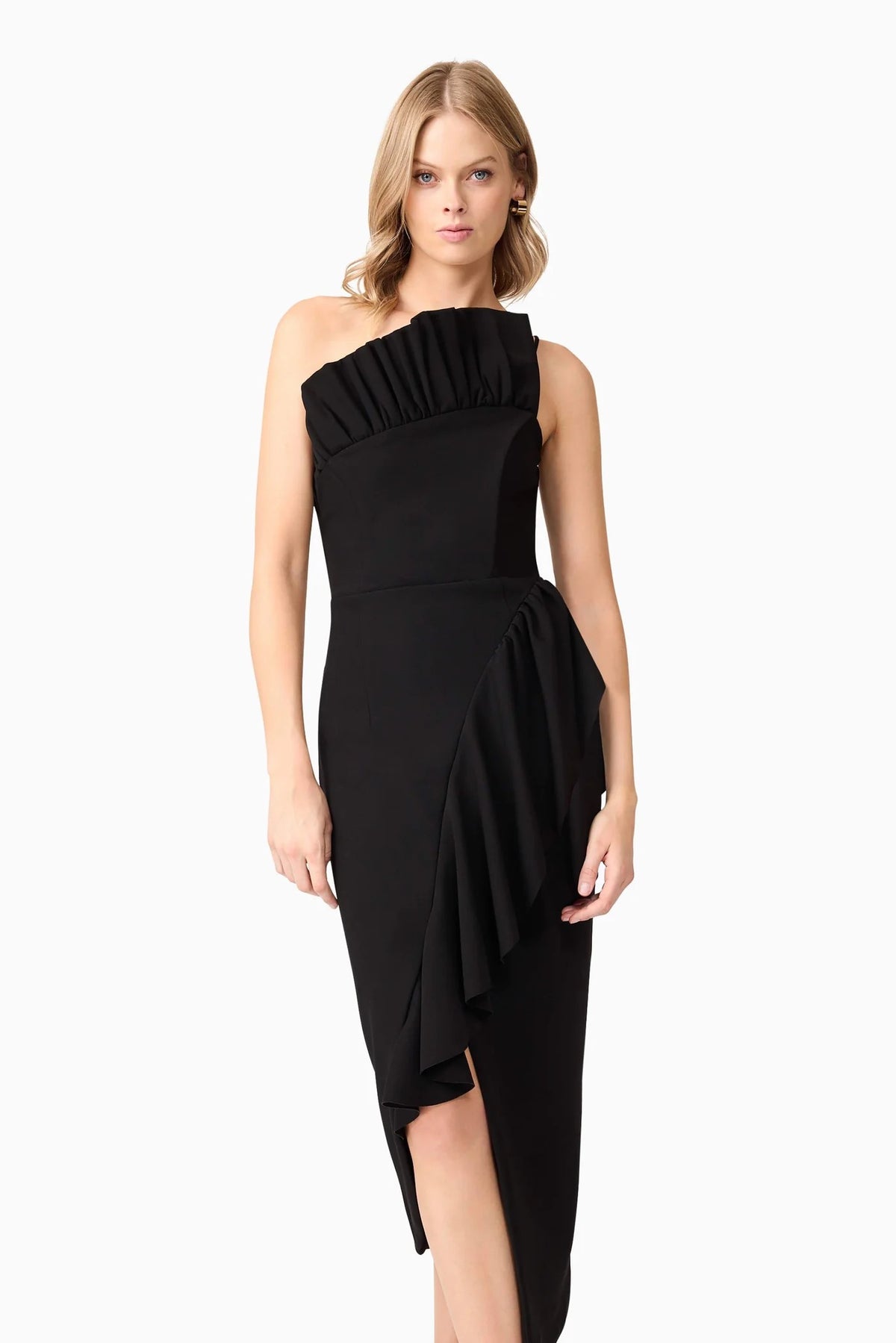 Elliatt Ava Midi Dress - Black