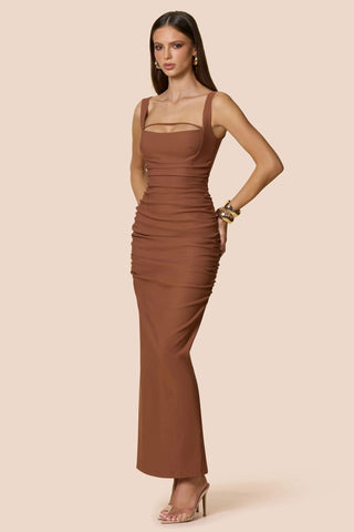 Nookie Eva Maxi Dress - Caramel