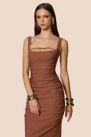 Nookie Eva Maxi Dress - Caramel