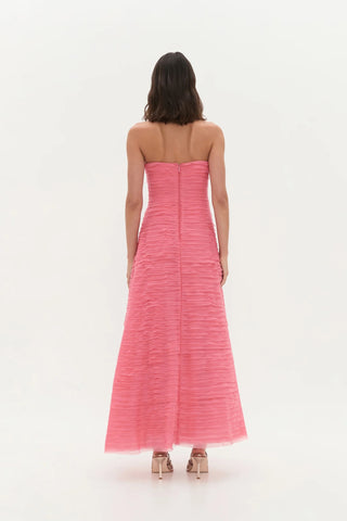 Aje Soundscape Maxi Dress - Guava Pink