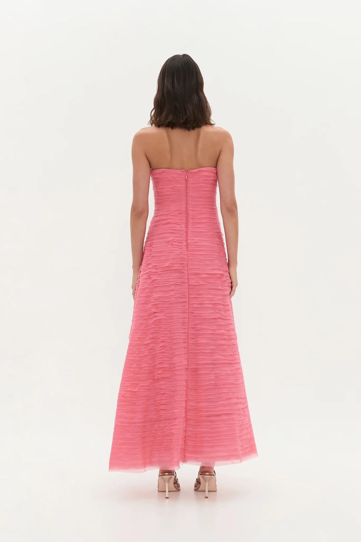Aje Soundscape Maxi Dress - Guava Pink