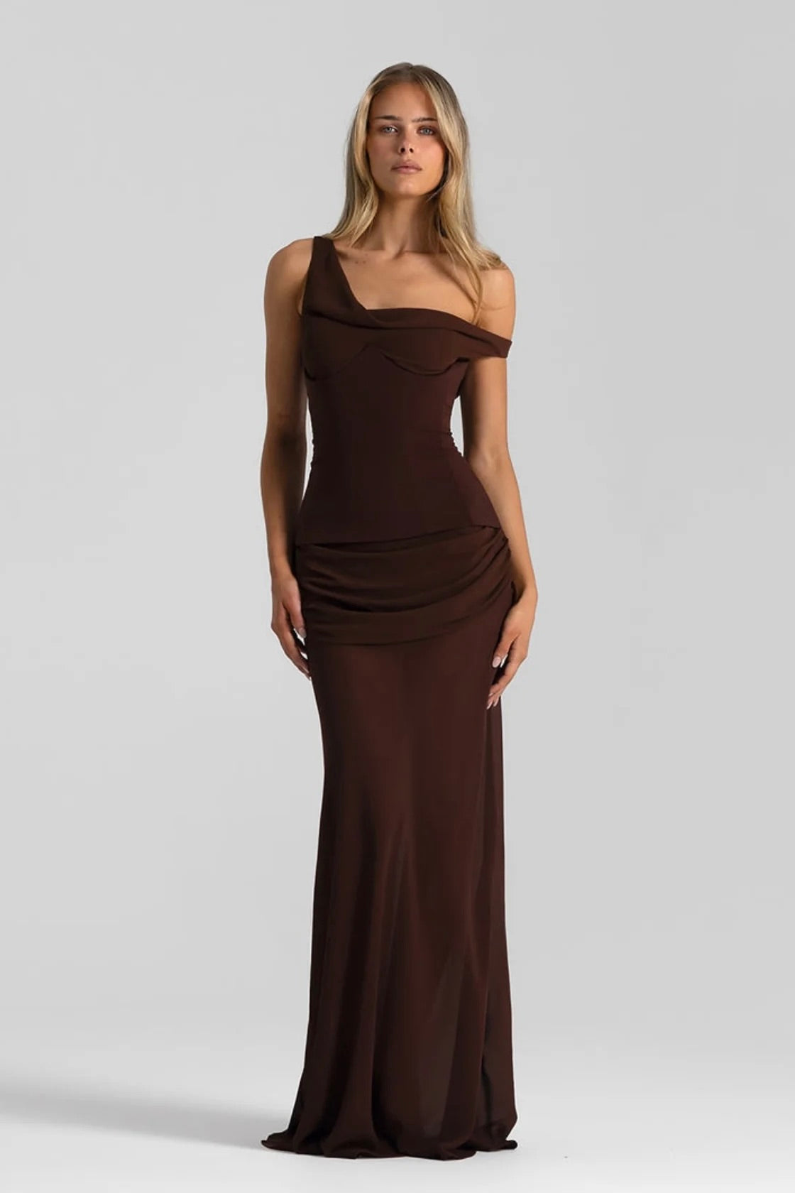 Natalie Rolt Cadence Dress - Espresso