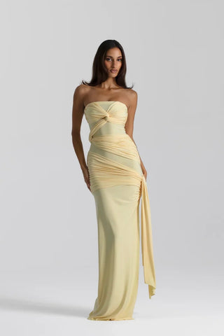 Natalie Rolt Miranda Gown - Lemon
