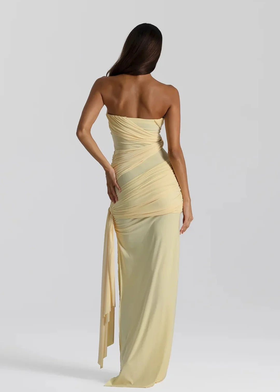Natalie Rolt Miranda Gown - Lemon