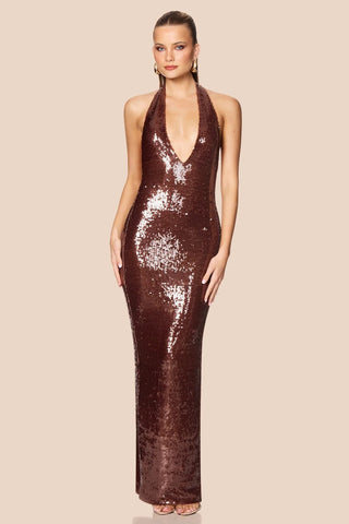 Nookie Siren Gown - Brown