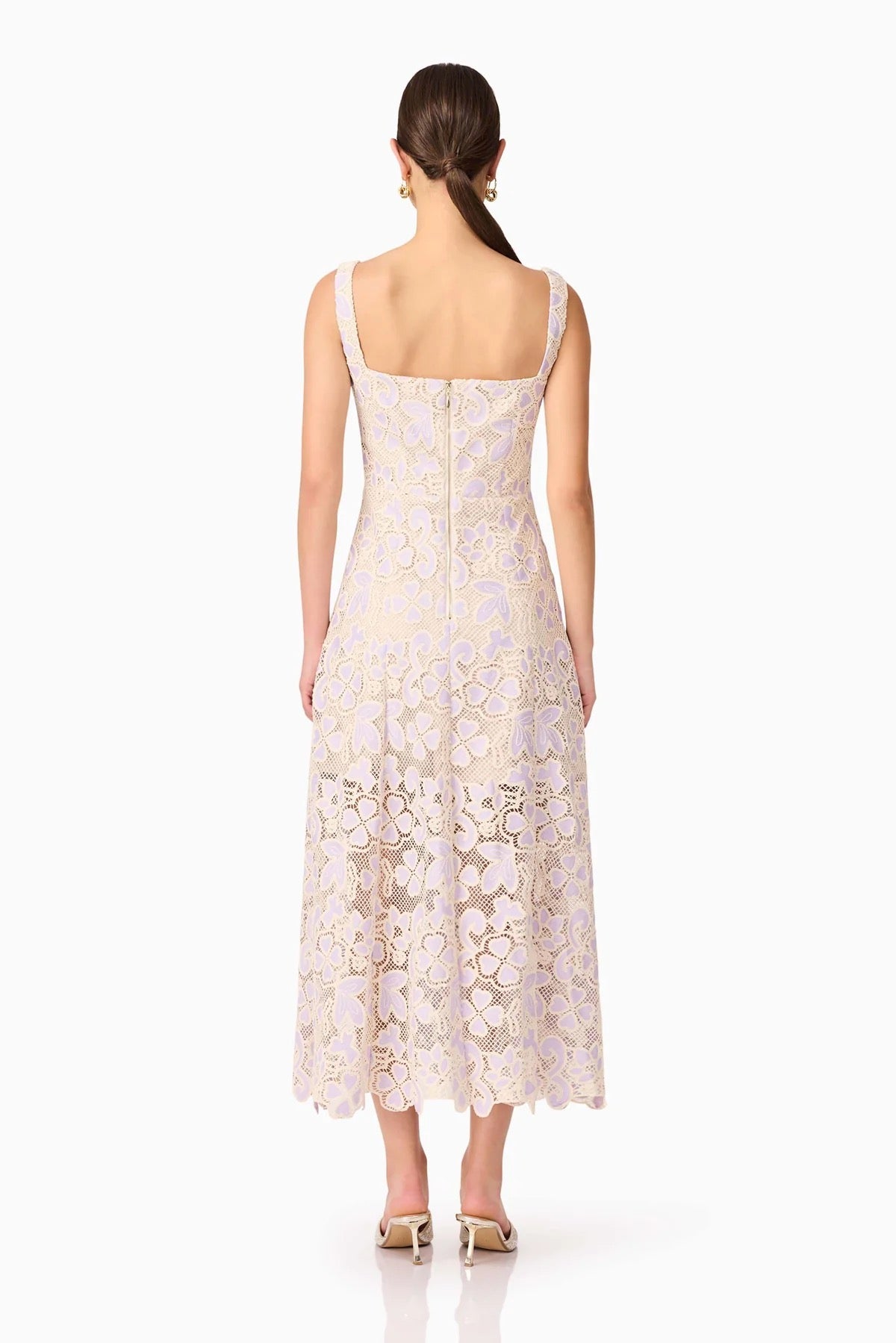 Elliatt Jasmine Midi Dress - Lilac Multi