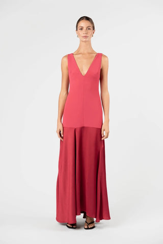 One Fell Swoop Venetian Maxi Dress - Venetian Red