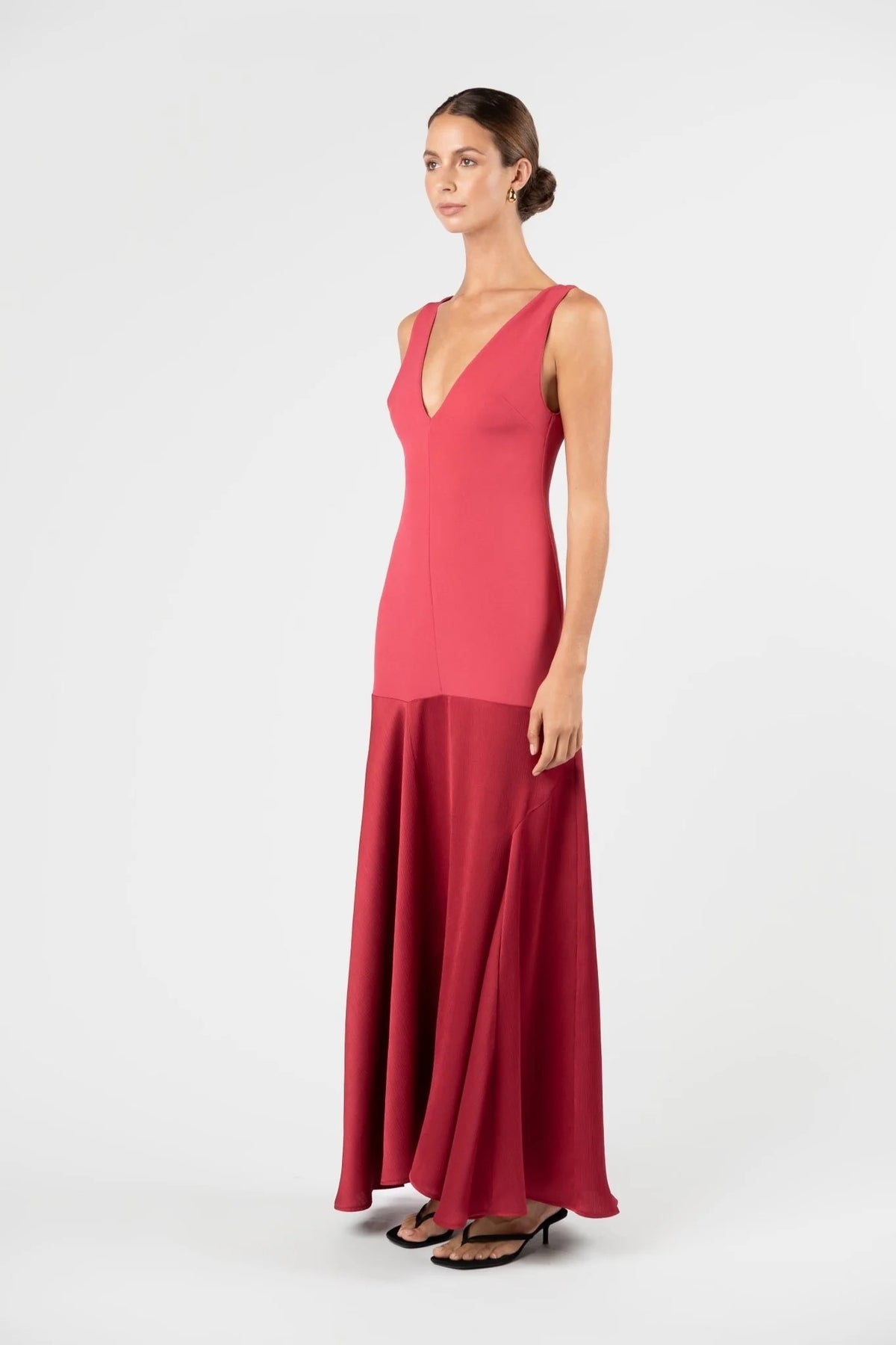 One Fell Swoop Venetian Maxi Dress - Venetian Red