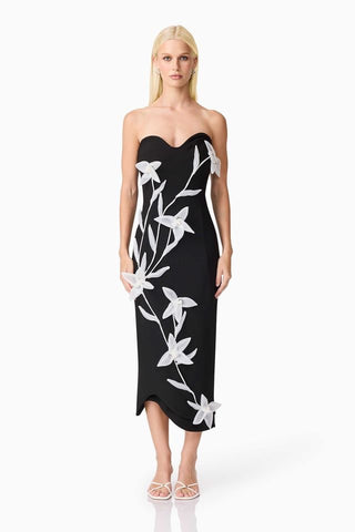 Elliatt Ilaria Midi Dress - Black