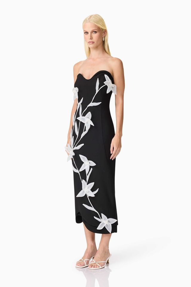 Elliatt Ilaria Midi Dress - Black
