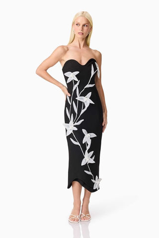 Elliatt Ilaria Midi Dress - Black