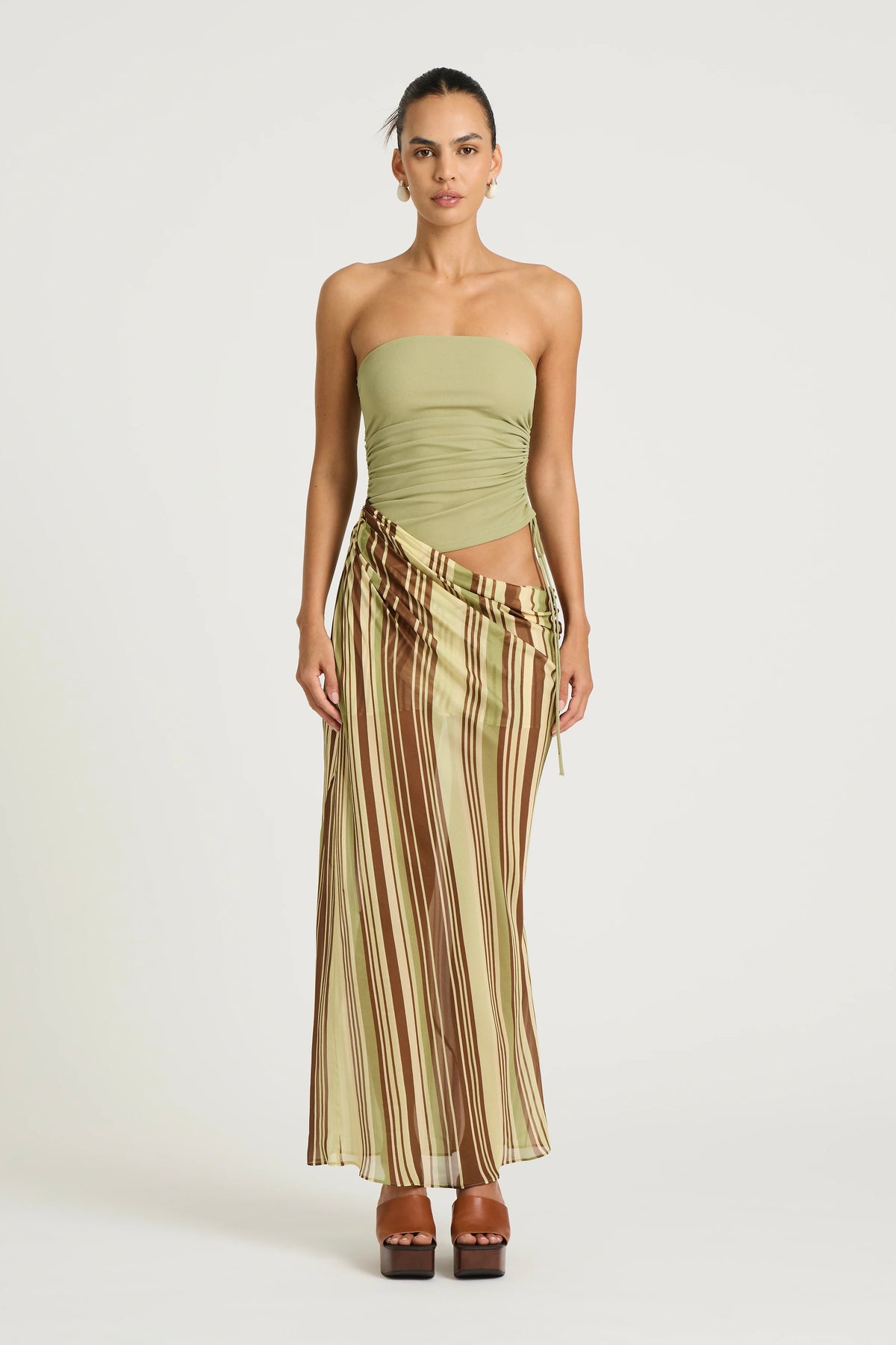 Benni Roscoe Maxi Dress - Earth Stripe