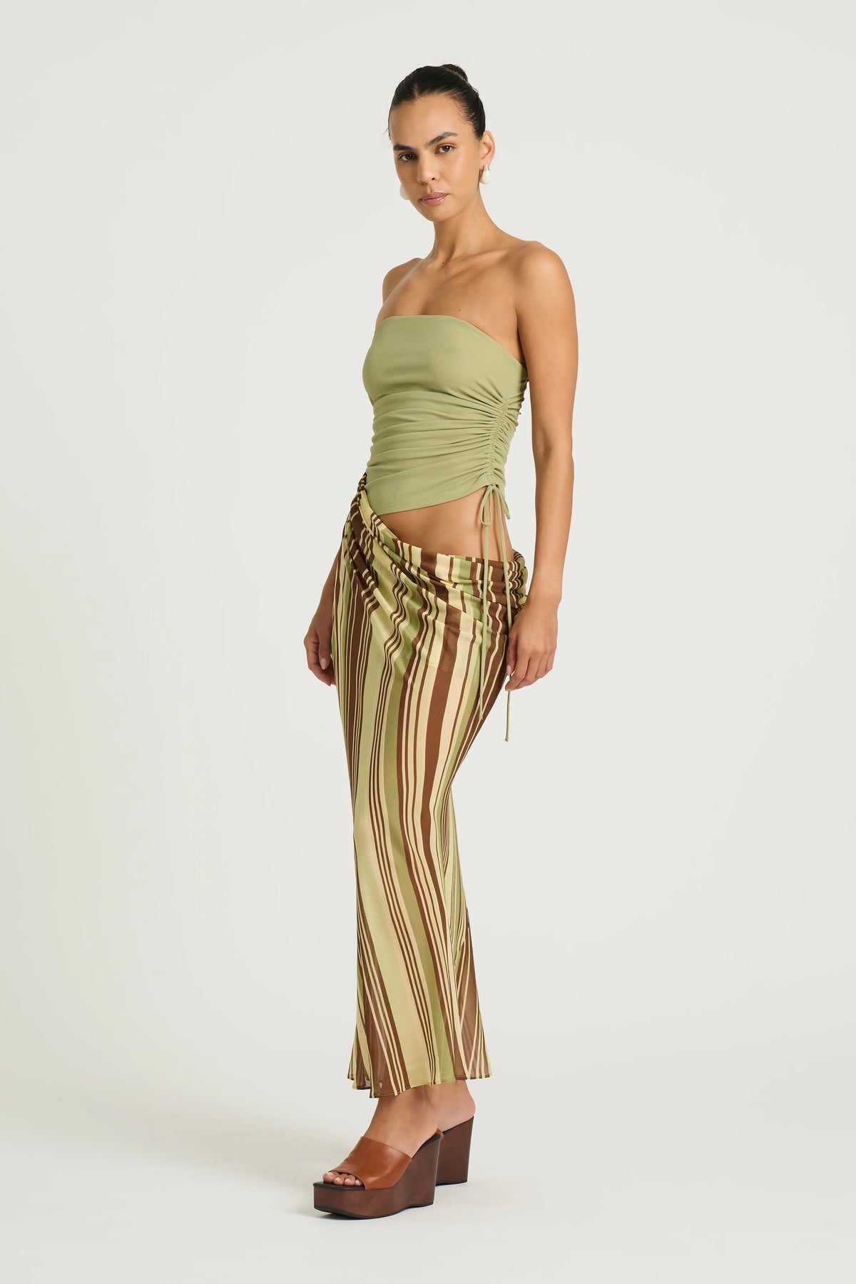 Benni Roscoe Maxi Dress - Earth Stripe