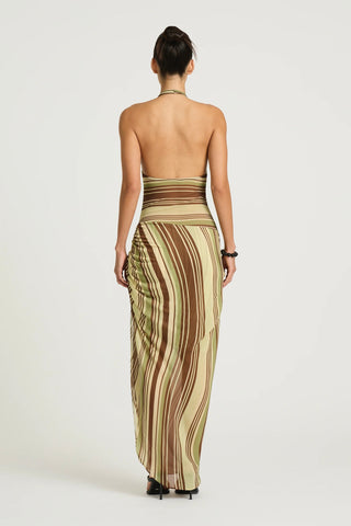 Benni Marnie Maxi Dress - Earth Stripe