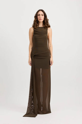 Tojhà Wren Dress - Chocolate