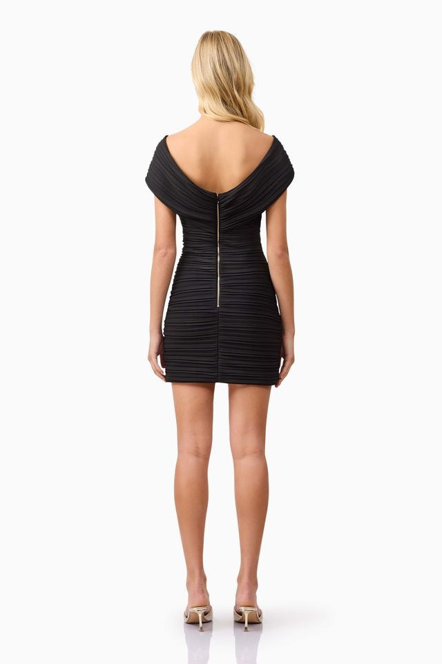 Elliatt Ava Strapless Mini Dress - Black