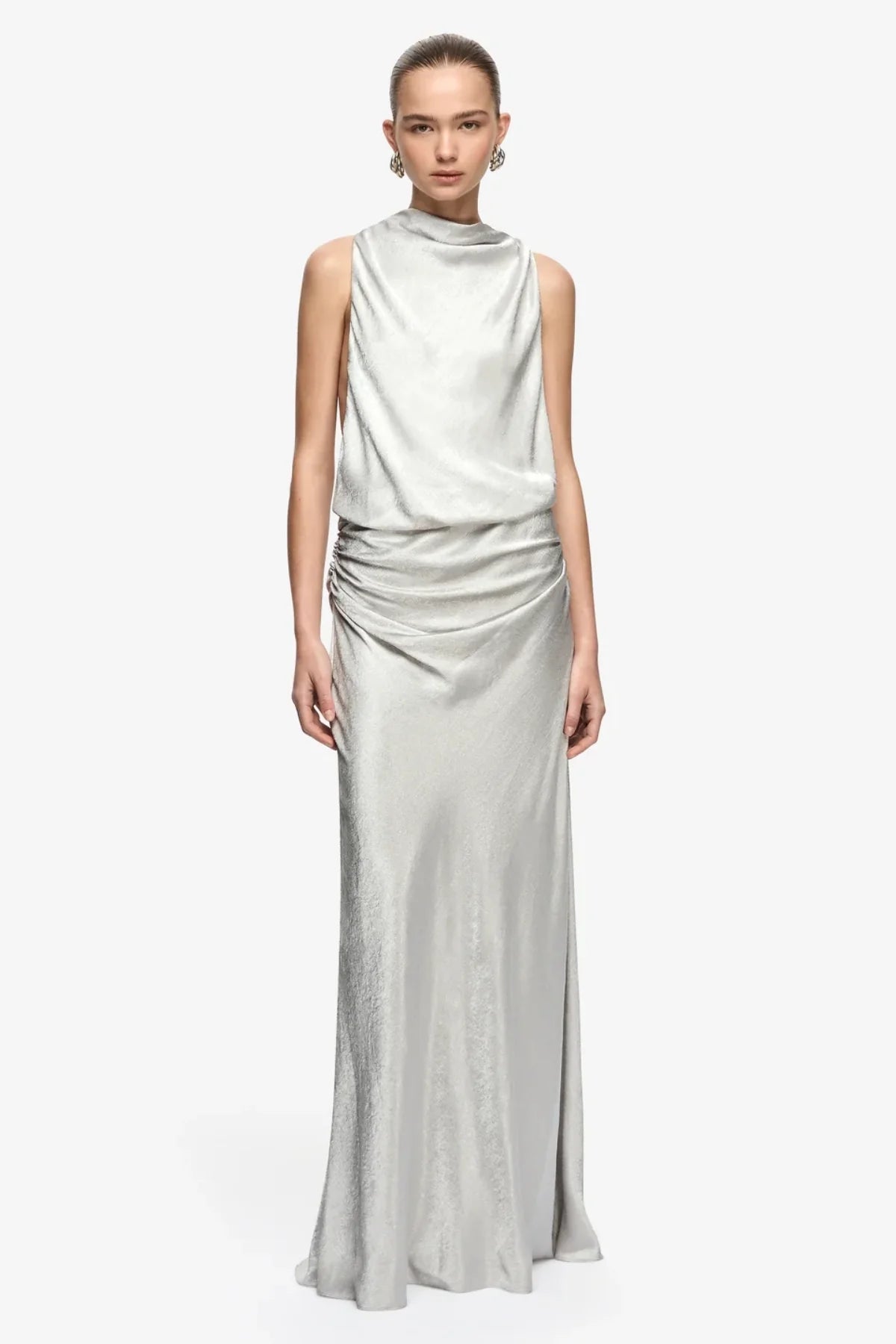 Bec & Bridge Juna Maxi Dress - Silver