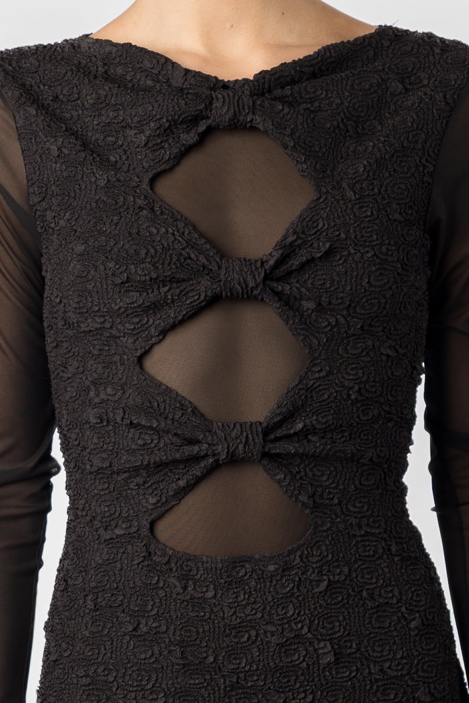 One Fell Swoop Lash Mini Dress - Caviar Rose