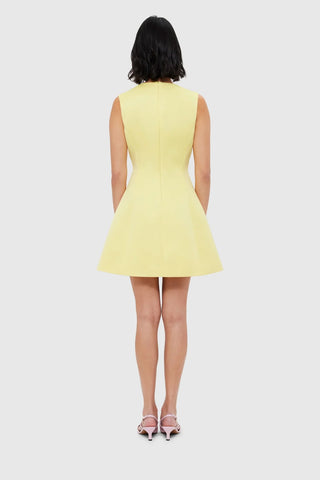 Leo Lin Chloe Sleeveless Mini Dress - Sorbet Yellow