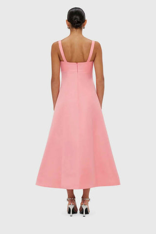 Leo Lin Odette Midi Dress - Strawberry Pink