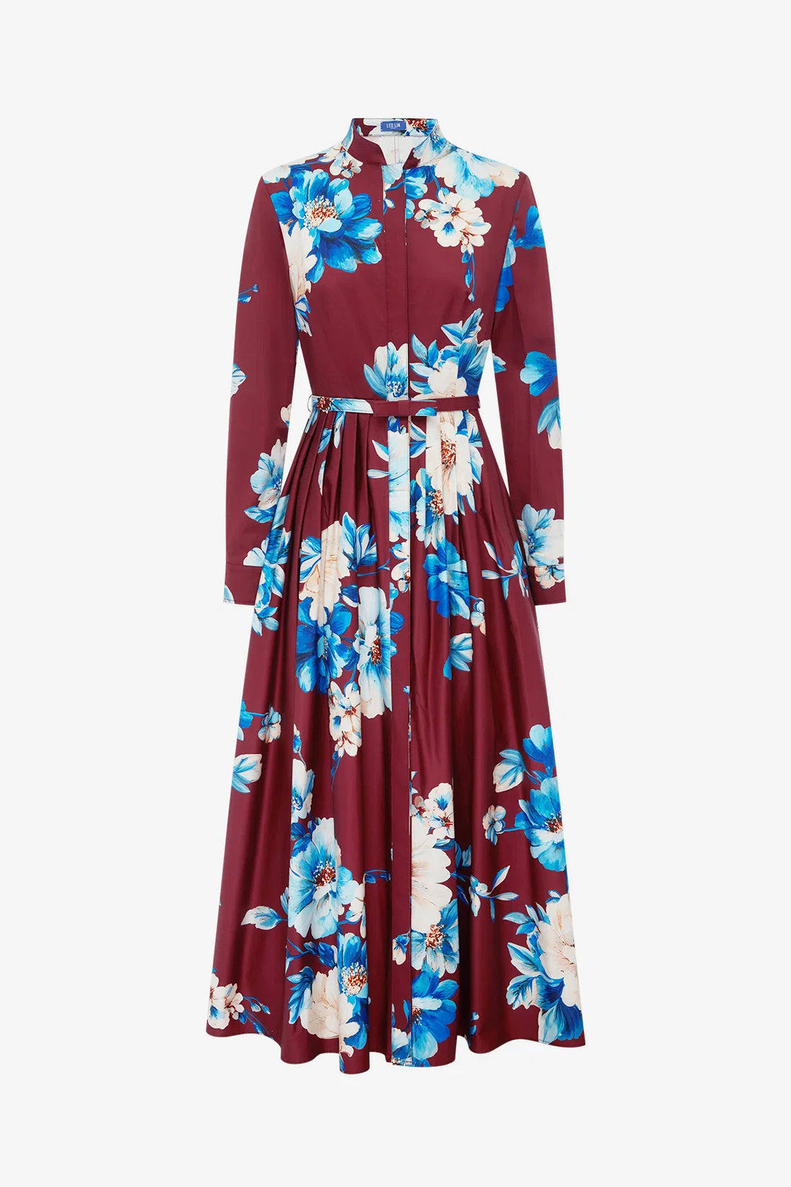 Leo Lin Zara Shirt Midi Dress - Cosmos Print