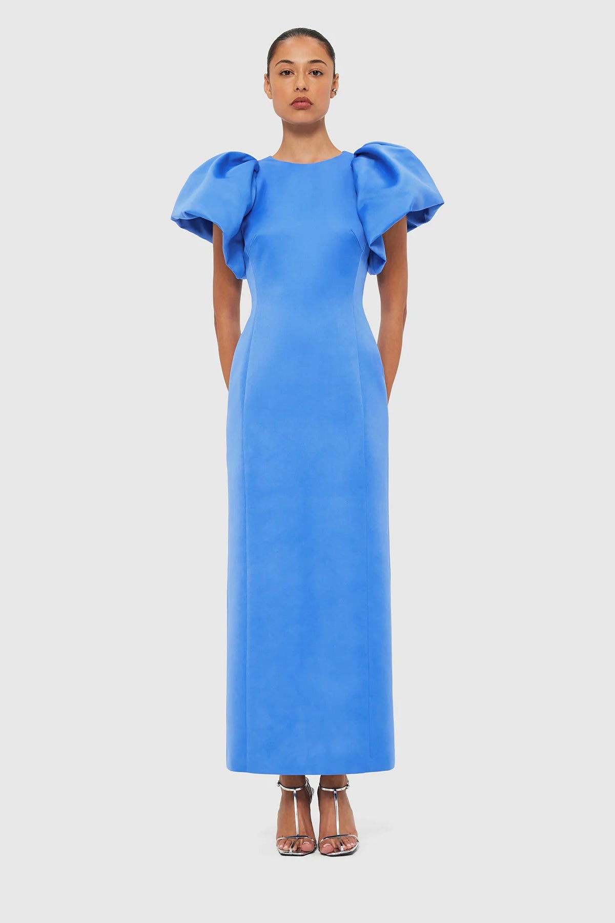 blue leo lin dress Ayla Appliqu Bustier Mini Dress