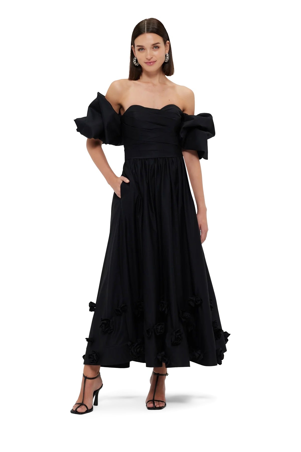 leo lin maevis midi dress Leo Lin Maevis Midi Dress Euphoria Print Size 16